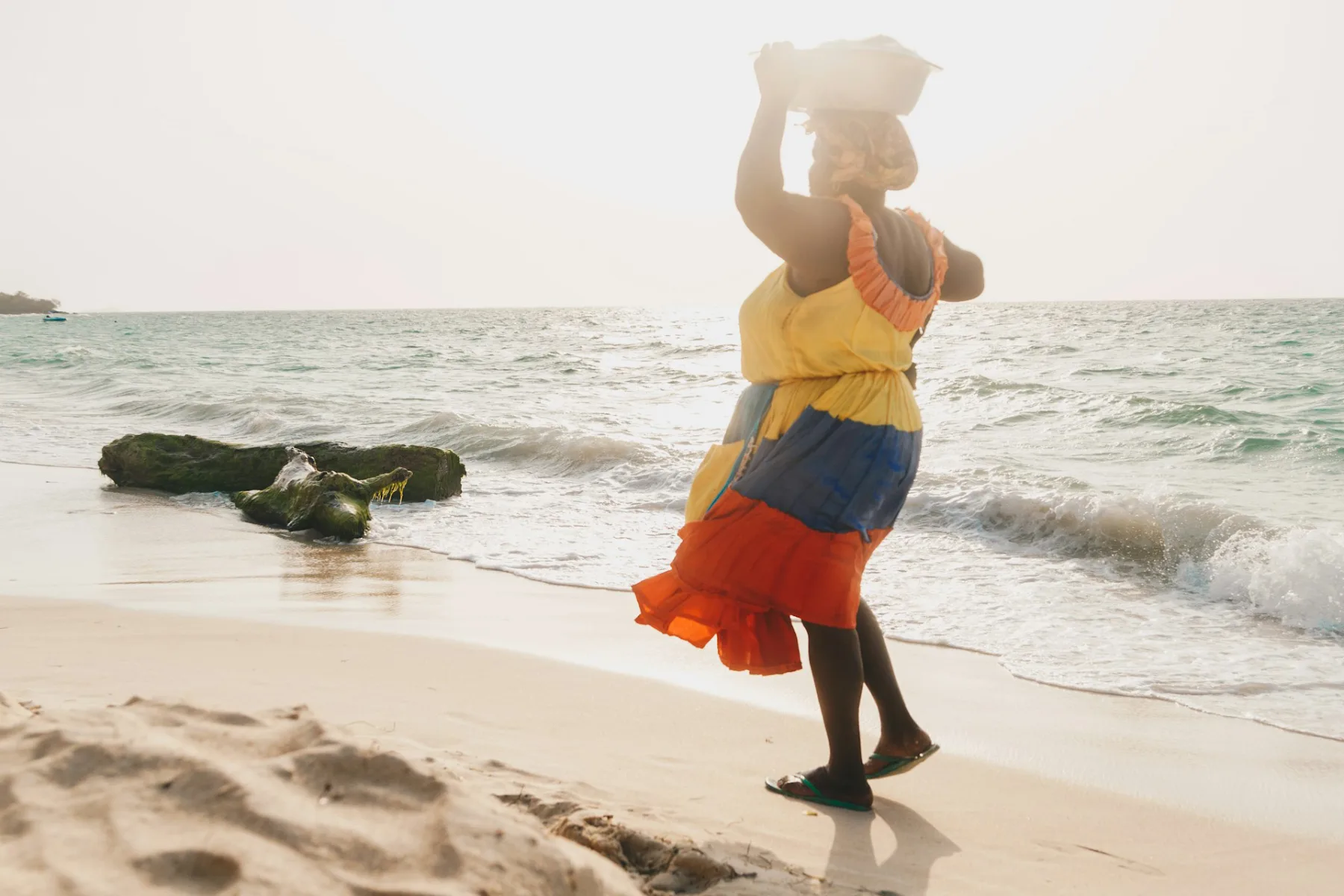 palenqueras en Cartagena, Colombia
