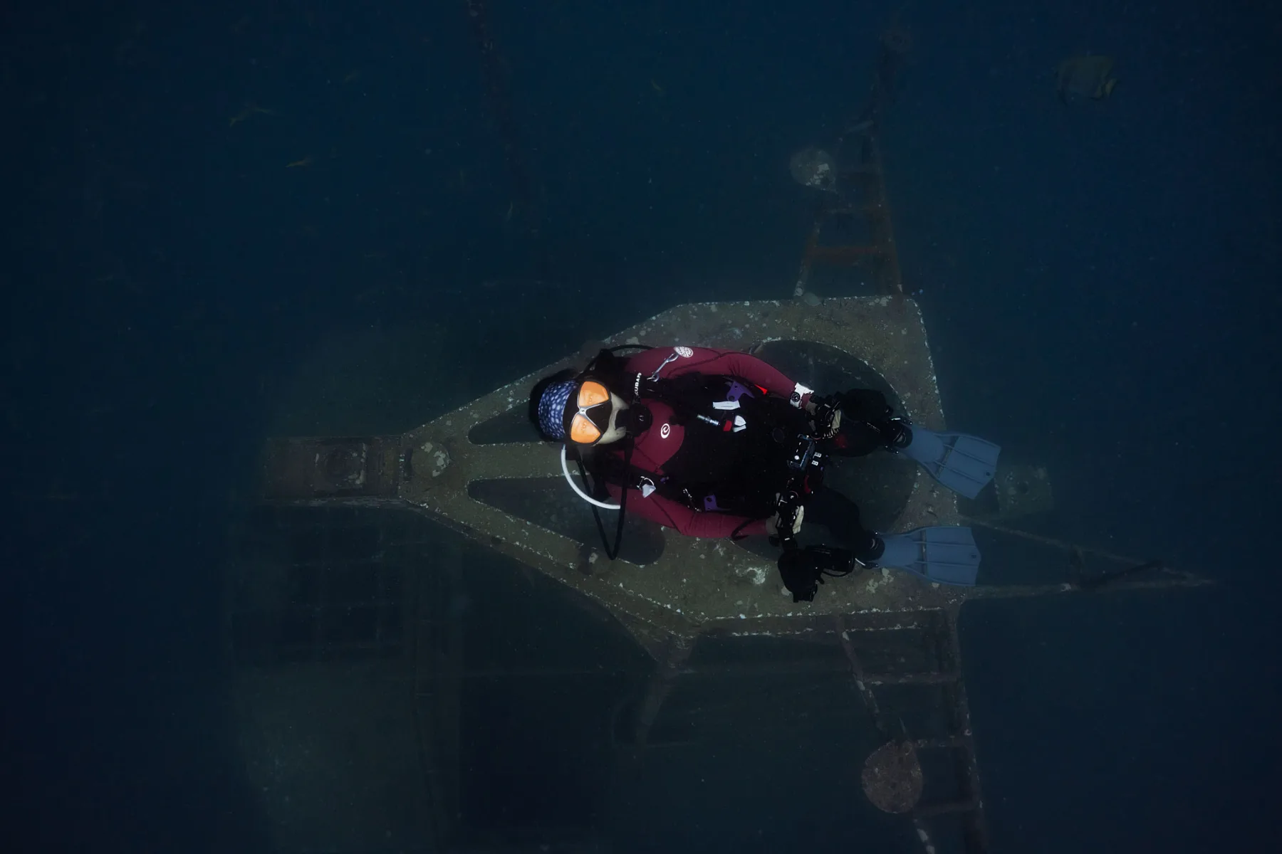 caro santamaria ocean scuba diving wreck