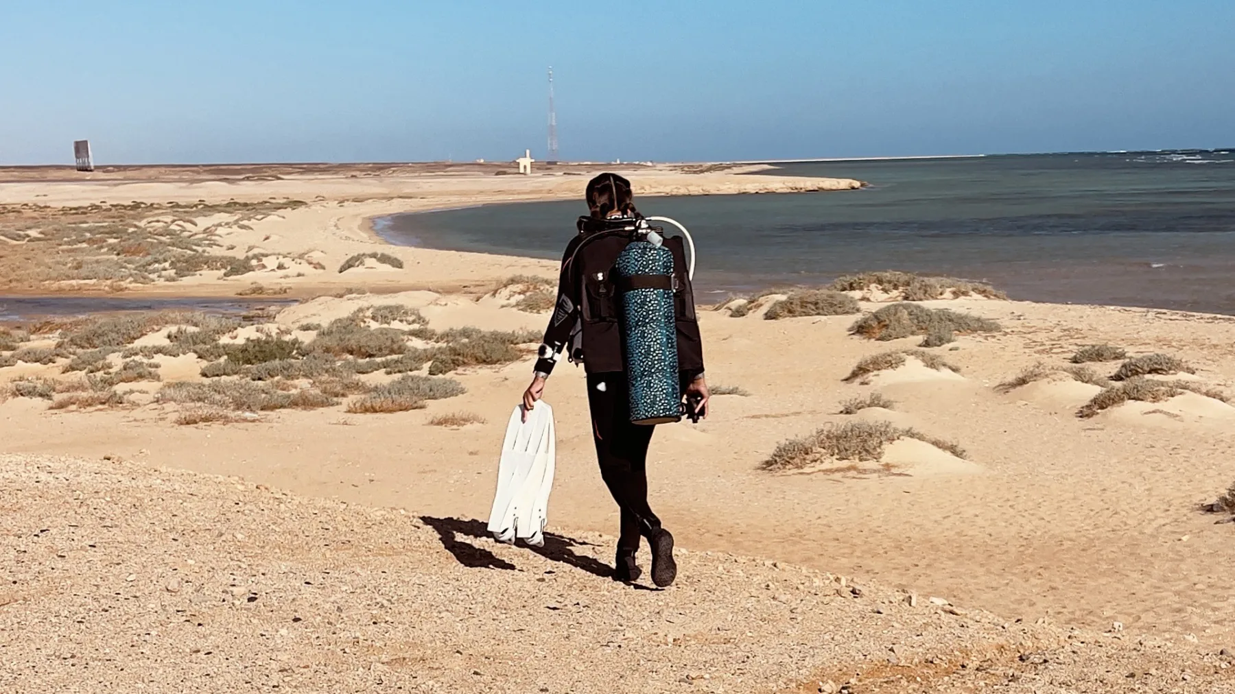caro santamaria shore diving in the red sea egypt